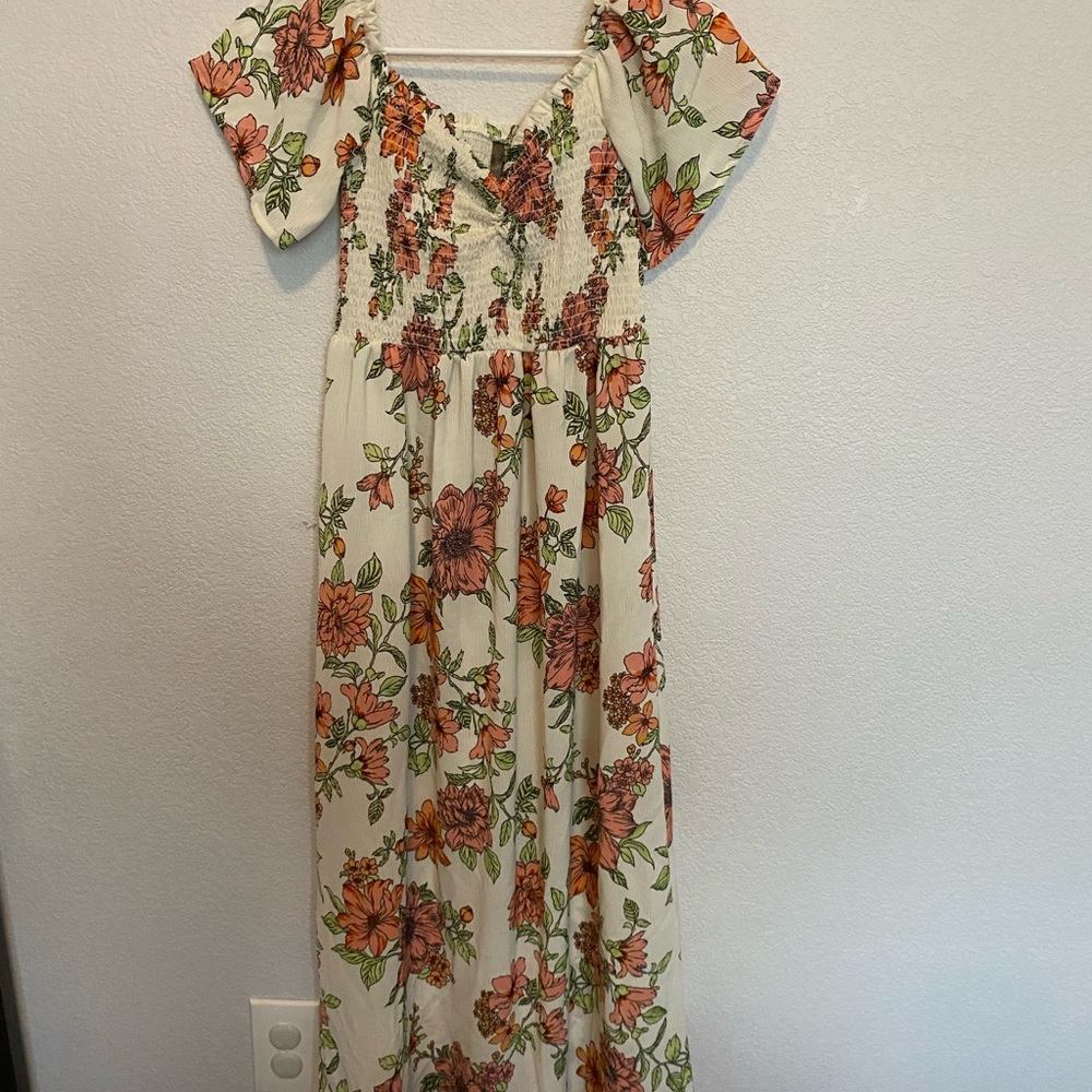 M Floral Maxi Dress